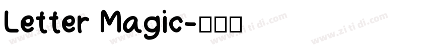 Letter Magic字体转换